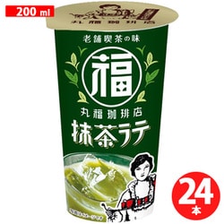 丸福珈琲店監修 抹茶ラテ 200g×24本