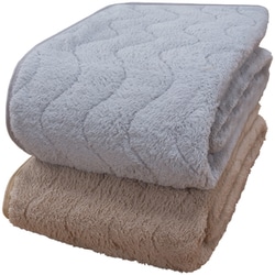 吸湿発熱ムートン調ボリューム敷パッド2色組 FLa35456