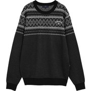 ゴルフウェア メンズ クルーネックニット BK Mサイズ CWA25M C25218103 1010