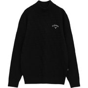 ゴルフウェア メンズ ハイネックニット BK 3Lサイズ CWA25M C25218104 1010