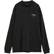 ゴルフウェア メンズ 長袖モック BK Lサイズ CWA25M C25233112 1010