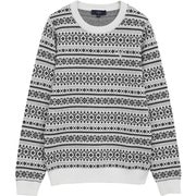 ゴルフウェア レディース クルーネックニット WH Lサイズ CWA25L C25218200 1030