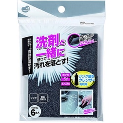 キッチンスポンジ クレンザー用 6枚入り KB-655