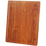 認定証・許可証用楯 デュオラ A5 ウッドオレンジ 107-533