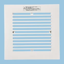 ルーバー 格子タイプ 樹脂製（PP樹脂）スプリング式着脱 ホワイト FY-27L83