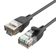 LANケーブル Cat6A（カテゴリ6A） UTP スリムタイプ 3m Black IB-4564