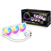 水冷CPUクーラー ARGB対応 360mmラジエーター ホワイト Skeleton 360 ARGB White