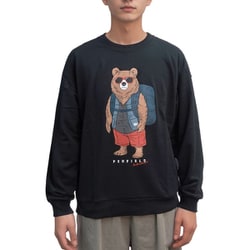 Penfield クマプリント トレーナー BLACK Lサイズ 20264069