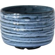 波佐見焼 WABI-ZEN 青白×削り プラントポット 70211