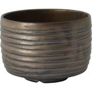 波佐見焼 WABI-ZEN ブロンズ釉×削り プラントポット 70212