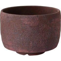 波佐見焼 WABI-ZEN 黒化粧×鉄砂釉 プラントポット 70215