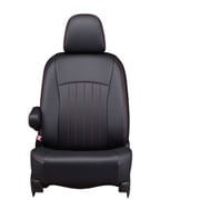 シートカバー 全席セット MAZDA3ファストバック ライン ブラック×レッドステッチ 43EZB7060KA