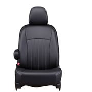 シートカバー 全席セット MAZDA3ファストバック ライン ブラック×ホワイトステッチ 43EZB7060KW