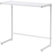 モニター台 机上ラック W650×D300×H610mm ホワイト 天板付き アジャスター付 MR-71W