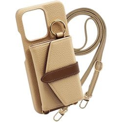 OPPO Reno14 5G 用 ケース Beltedバイカラー スマホケース スマホショルダー スタンド機能 エレガンテ Elegante/ミルクティー BCS-RENO14-MT