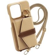 Xperia 1 VII 用 ケース Beltedバイカラー スマホケース スマホショルダー スタンド機能 エレガンテ Elegante/ミルクティー BCS-XP1-7-MT