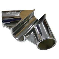 ワンタッチ45度三方エルボ クローム 25 29107