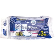 極厚 アルコール除菌 ウェットティッシュ 携帯用 10枚入 3個パック リファイン