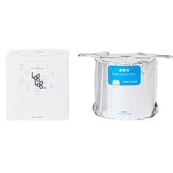 MST-301 [LogLog200 10年保存 備蓄用 トイレットペーパー アルミ蒸着真空パック 200m巻き 1ロール 個包装 小箱入り]