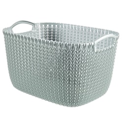 CURVER（カーバー） Knit（ニット） スクエアバスケット 19L ブルー CV-136