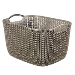 CURVER（カーバー） Knit（ニット） スクエアバスケット 19L ブラウン CV-135