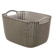 CURVER（カーバー） Knit（ニット） スクエアバスケット 19L ブラウン CV-135