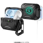 AirPods Pro 3用 HaloLock 搭載 スライド開閉式 Cyber Armorタフケース 1C02200102_Cyber FlickLock AirPods Pro 3 2025_Black