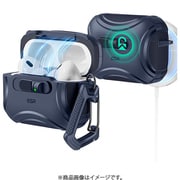 AirPods Pro 3用 HaloLock 搭載 スライド開閉式 Cyber Armorタフケース 1C02200302_Cyber FlickLock AirPods Pro 3 2025_Blue