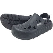 リカバリーサンダル バックストラップ付 EVAラバー ブラック LL 26.5~27.0 SK4930-BK-LL