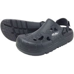 リカバリーサンダル バックストラップ付 EVAラバー ブラック M 24.5～25.0 SK4930-BK-M