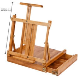 竹製 卓上ボックスイーゼル 619205