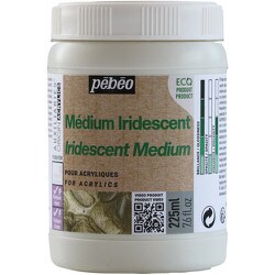 オリジンアクリルメディウム 玉虫色光沢 イリデセントメディウム 225ml 818713