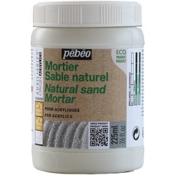 オリジンアクリルメディウム 天然の砂粒が入った透明ジェル ナチュラルサンドモーター 225ml 818733