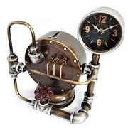 Steampunk スタンドクロック ブラック 62846