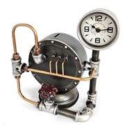 Steampunk スタンドクロック ホワイト 62847