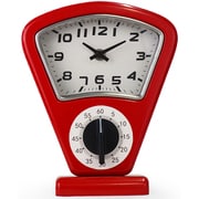 bcl パーキングメータークロック with タイマー レッド 62852