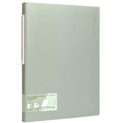 A4 クリアポケットファイル(40P) グリーン DLI-NDB168GR40P