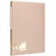 A4 クリアポケットファイル（40P） ベージュ DLI-NDB168BE40P