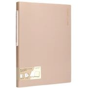 A4 クリアポケットファイル(40P) ベージュ DLI-NDB168BE40P