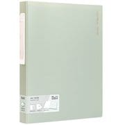 A4 クリアポケットファイル(60P) グリーン DLI-NDB169GR60P