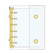 730E A7サイズ 6穴 クリアシール帳 イエロー