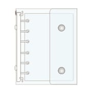 730G A7サイズ 6穴 クリアシール帳 ホワイト