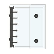 730H A7サイズ 6穴 クリアシール帳 ブラック