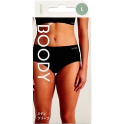 BOODY ミディ ブリーフ ブラック Lサイズ 1枚入