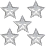 コンチョボタン 34mm 星 シルバー 5個セット CON2148S5