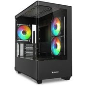ピラーレスデザイン Micro-ATX対応ケース ブラック ELITE SHARK CM100 BK