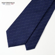 NB922516 紺 [NEWYORKERBLUE （ ニューヨーカーブルー ） ドット柄ネクタイ]