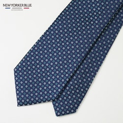NB910419 青緑 [NEWYORKERBLUE （ ニューヨーカーブルー ） 小紋 （ 小花 ） 柄ネクタイ]