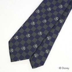DND50031 紺グレー [ディズニー ミッキーベーシックネクタイ]