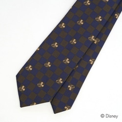 DND50031 紺茶 [ディズニー ミッキーベーシックネクタイ]